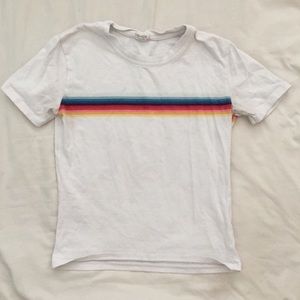 Brandy Melville Rainbow Ali Shirt Top